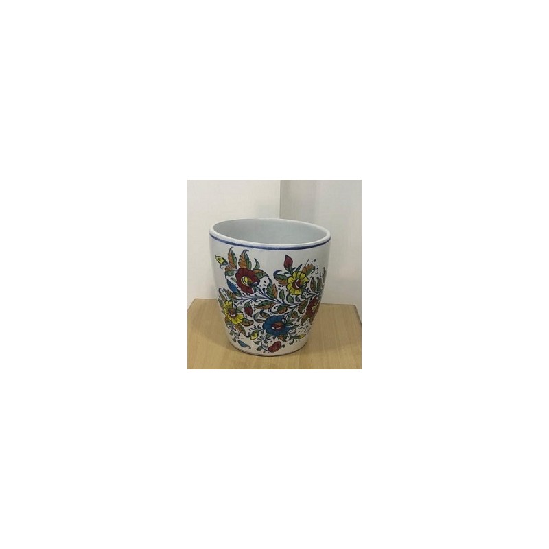 GW-05 Polo Rose 9" Flower Pot (Hand Made)