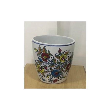 GW-05 Polo Rose 9" Flower Pot (Hand Made)