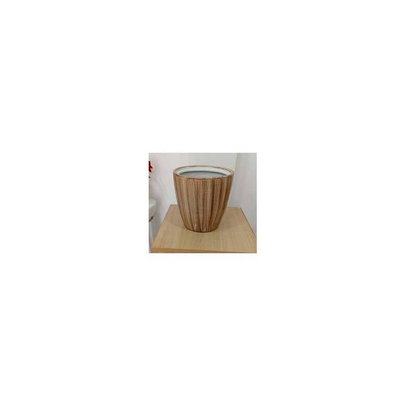 GW-05 Polo Rose 9" Flower Pot (Hand Made) Wooden